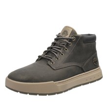 Timberland Maple Grove - Sneakers Alte In Pelle Grigio - Uomo Scarpe Sneakers