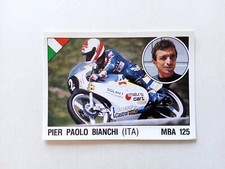 FIGURINA SUPERSPORT 1986 PANINI BIANCHI-MBA 125 n 124 CON VELINA