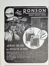 1945 Ronson Wartime Cigarette