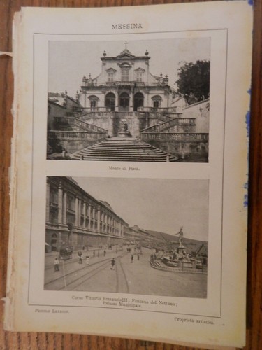 Antica stampa incorniciare - da,