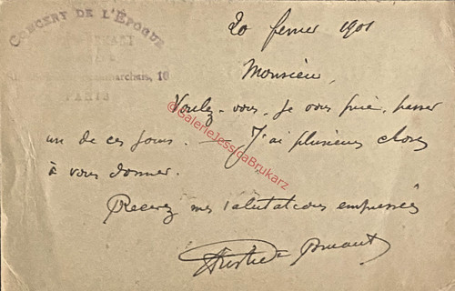 Bruant chansonnier - bruant,