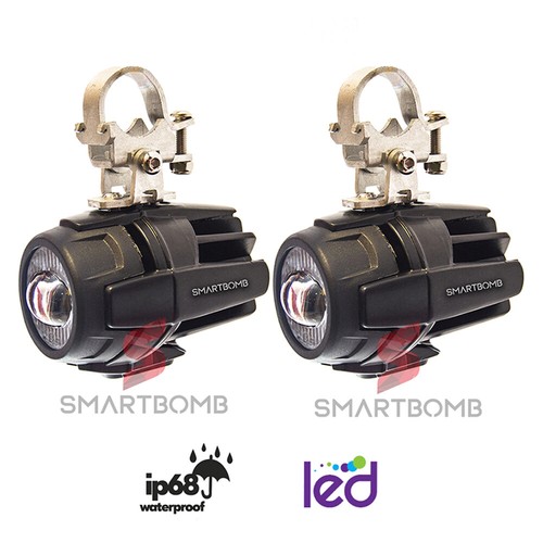 Faretti moto led con staffe - con,