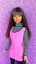 Barbie doll Vintage Kayla Fashion Fever in outfit Fashion Avenue Mattel.