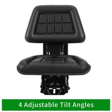 Sedile trattore sospensione universale nero per carrello elevatore Massey Ferguson New Holland