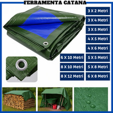 telone occhiellato telo impermeabile teli copritutto con occhielli 4x6 4x4 3x4