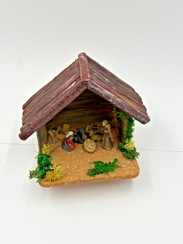Presepe artigianale con grotta - artigianale,