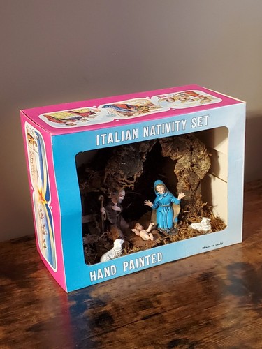 Originale scatola presepe - in,