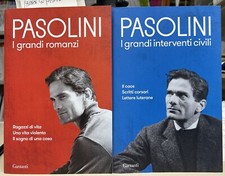 (Narrativa) Pasolini - I GRANDI ROMANZI - I GRANDI INTERVENTI CIVILI - 2 VOLUMI