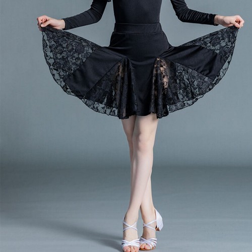 Ragazze pizzo gonna danza sala - gonna,