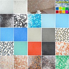 Mosaico piastrella bianco - piastrella, nero