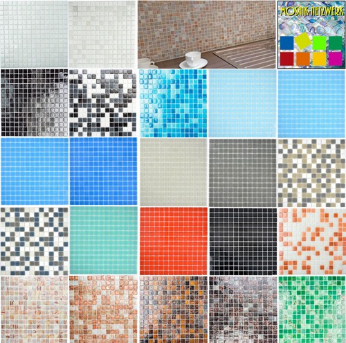 Mosaico piastrella bianco nero - piastrella,