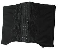 Cintura corpetto nera - , alta