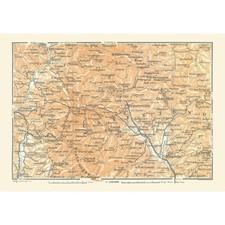 Historic Map - Campigna Italy