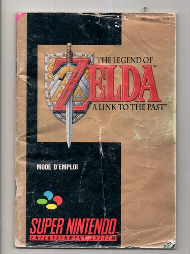 Manuel utilisation jeu - d'utilisation, snes