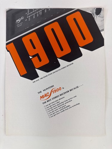 Brochure pieghevole vintage