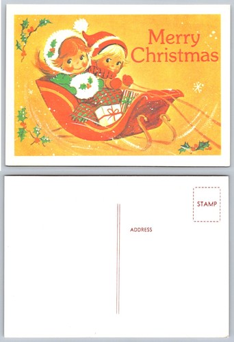 Cartolina natalizia vintage
