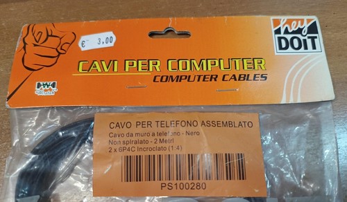 Cavo per telefono assemblato - per,