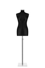 Busto donna sartoriale manichino femminile nero cromo