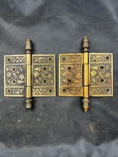 Splendida coppia di cerniere Norwalk Birds Farfalle 4x5 bronzo