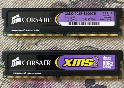 Corsair pc2 6400 2gb dimm - dimm, 800