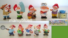 KINDER  1999 GERMANIA - SET COMPLETO die Küchenzwerge + 1 CARTINA