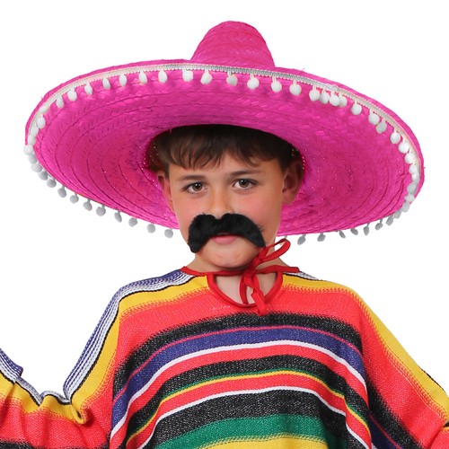 Cappello sombrero rosa - rosa, bambini
