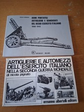 DUE LIBRI ARTIGLIERIA