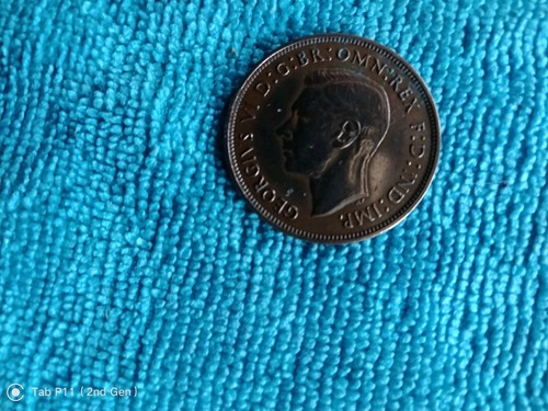 Moneta one penny - one, 1937