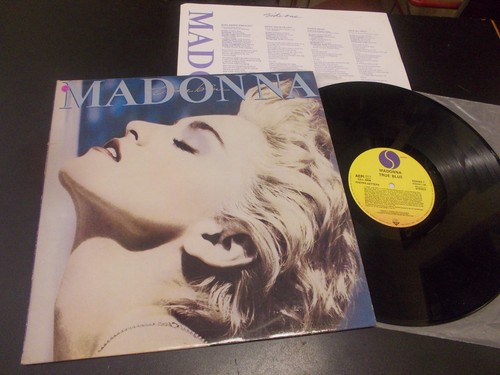 Madonna true blue lp insert - lp,