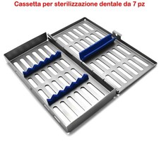 Ferri Chirurgici Vassoio per Sterilizzazione Cassetta Scatola 7 PZ Contenitori