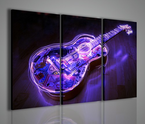 Quadri moderni guitar led - quadri,