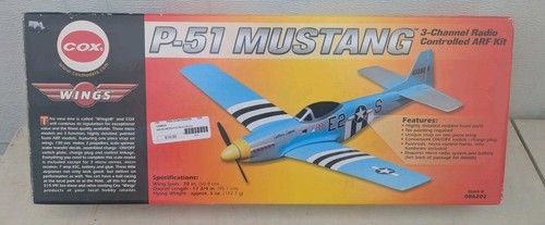 Cox mustang canali rc - mustang,