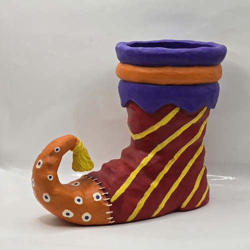 Rara statuina fioriera - , vaso