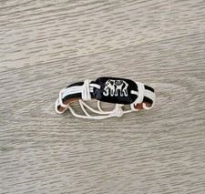 Braccialetto Etnico In Cuoio E