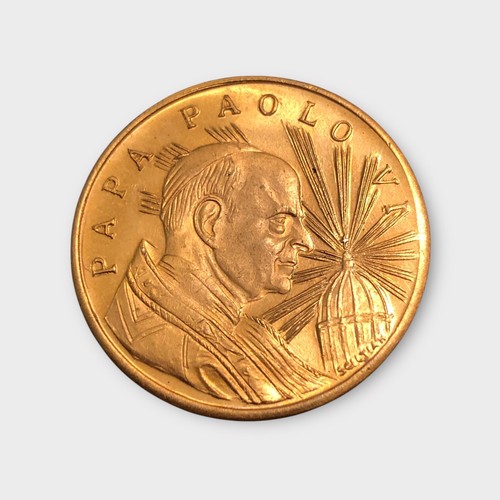 Medaglia papa paolo - medaglia, rizzoli
