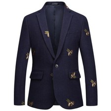 Mens Korean Fashion Embroidery