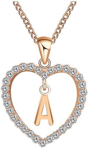 Collana con lettere donna - da,