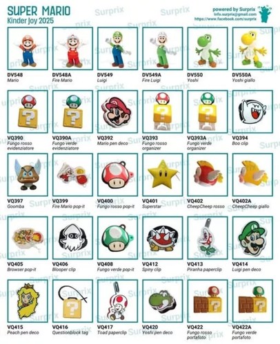 Super mario kinder joy - joy,
