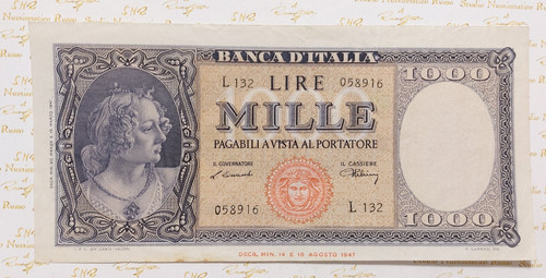 1000 lire ornata perle - ornata,