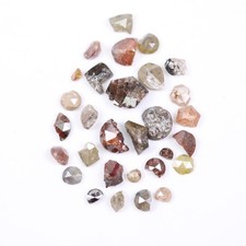 Diamante rotto taglio rosa