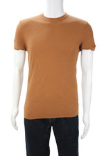 Zara Mens Brown Crew Neck