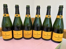 Champagne Veuve Clicquot Brut 75cl - 6 Bottiglie Vuote + 6 Tappi