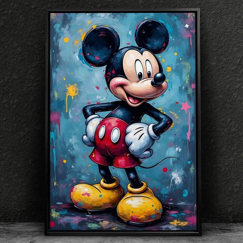 Quadro astratto topolino - ✅, quadro,
