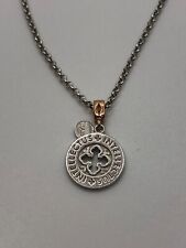 -50% Collana unisex in argento e oro rosa TUUM INTELLECTUS