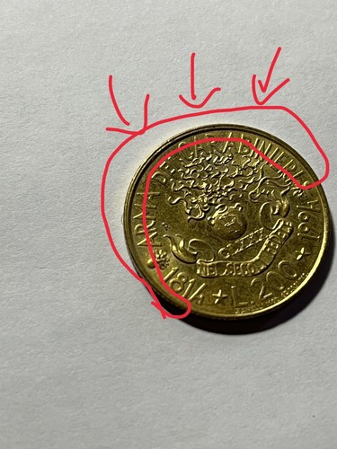 Moneta 200 lire - moneta,