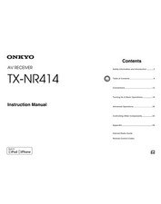 Onkyo TX-NR414 Tuner Owners