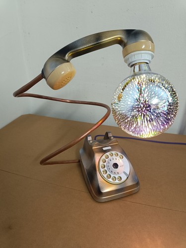 Telefono lampada vintage - lampada,