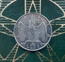 ($)     1 Lira 1939 XVIII