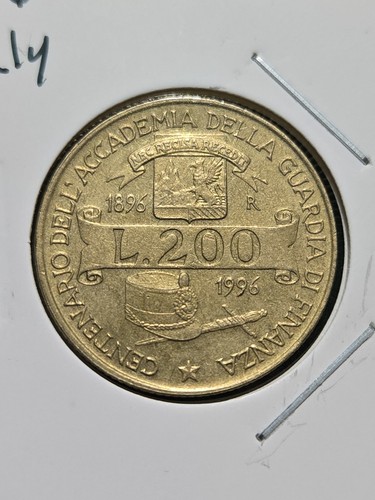 1996 italy 200 lire - italy,