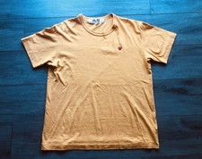 MAGLIETTA COMME DES GARCONS CDG PLAY SMALL CUORE ROSSO GIALLO AZ-T314-051-2